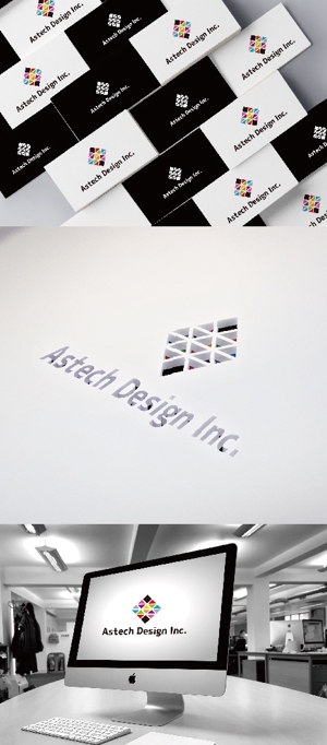 k_31 (katsu31)さんの床施工会社「Astech Design Inc.」のロゴへの提案