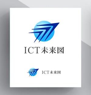 Suisui (Suisui)さんの新規開設ブログサイト「ICT未来図」のロゴへの提案