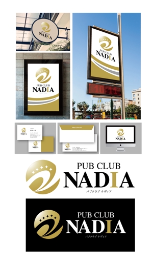 King_J (king_j)さんのPUB CLUB【NADIA】のロゴ制作依頼への提案