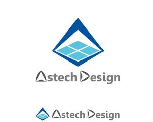 あどばたいじんぐ・とむ (adtom)さんの床施工会社「Astech Design Inc.」のロゴへの提案