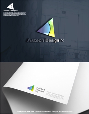 m_mhljm (m_mhljm)さんの床施工会社「Astech Design Inc.」のロゴへの提案