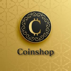 jp tomo (jp_tomo)さんの仮想通貨を買えるオンライン店舗というサービスを提供する「Coinshop」のロゴへの提案