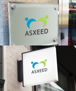 コトブキヤ (kyo-mei)さんの人材派遣・介護業を行なっている株式会社ASXEEDのロゴ (商標登録予定なし)への提案