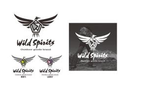 奥田勝久 (GONBEI)さんのアウトドアブランド「Wild Spirits」のロゴ、マークへの提案