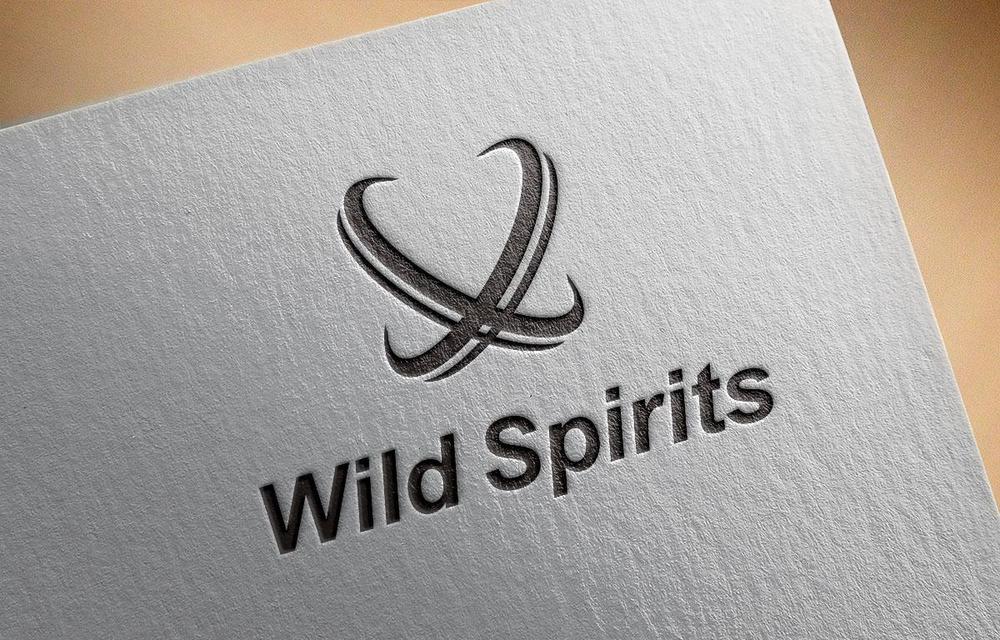 アウトドアブランド「Wild Spirits」のロゴ、マーク