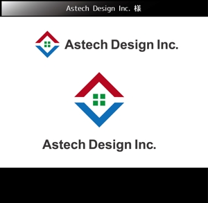 FISHERMAN (FISHERMAN)さんの床施工会社「Astech Design Inc.」のロゴへの提案