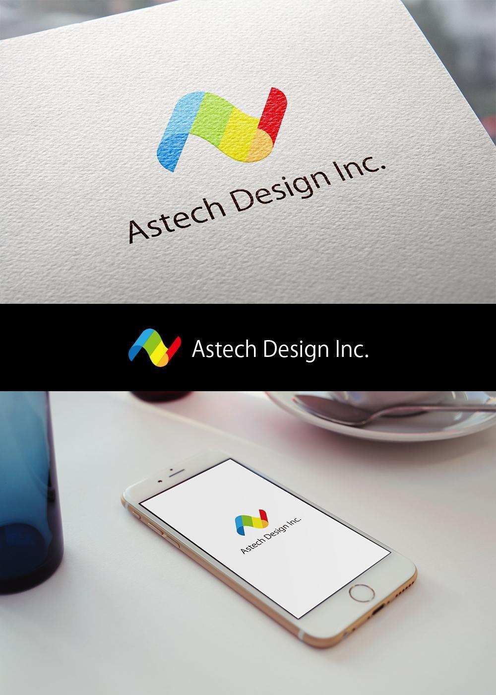 床施工会社「Astech Design Inc.」のロゴ