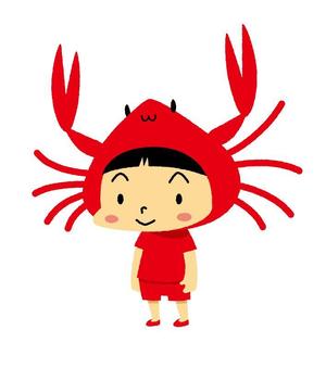 イイダチヒロ (ichi_16)さんのカニのキャラクターデザインへの提案