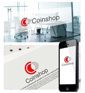 hope2017 (hope2017)さんの仮想通貨を買えるオンライン店舗というサービスを提供する「Coinshop」のロゴへの提案