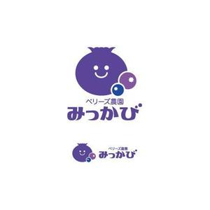 大小 (yumikayoo)さんのブルーベリー農園「ベリーズ農園みっかび」のロゴへの提案