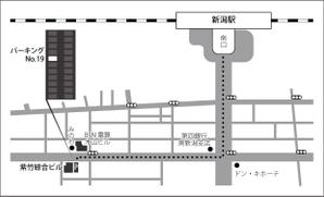 nakacnet (nakacnet)さんの移転する事務所の案内地図の作成（名刺の裏に添付したい）への提案