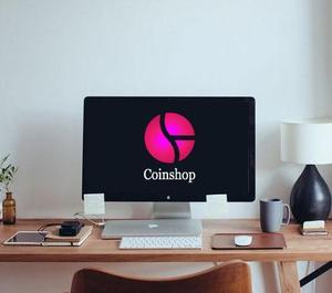 artisan-j (artisan-j)さんの仮想通貨を買えるオンライン店舗というサービスを提供する「Coinshop」のロゴへの提案