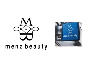 tukasagumiさんの男性美容メディア「menz beauty」のロゴへの提案