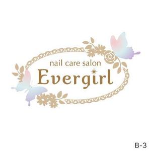 nocco_555 (nocco_555)さんの「nail care salon Evergirl」のロゴ作成への提案