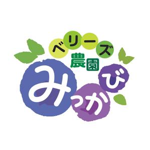 いちまるデザイン商店 (ichimarudesign)さんのブルーベリー農園「ベリーズ農園みっかび」のロゴへの提案