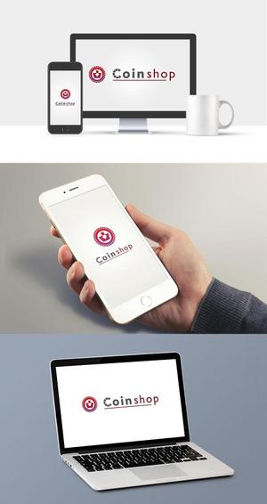 株式会社ガラパゴス (glpgs-lance)さんの仮想通貨を買えるオンライン店舗というサービスを提供する「Coinshop」のロゴへの提案