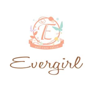 kurumi82 (kurumi82)さんの「nail care salon Evergirl」のロゴ作成への提案