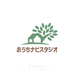 HABAKIdesign (hirokiabe58)さんの住宅、不動産専門店「おうちナビスタジオ」のロゴ。への提案