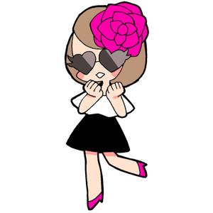うめだ はなこ (ifudodo)さんの20代以上の大人の女性向きレディースアパレルキャラクターデザインへの提案