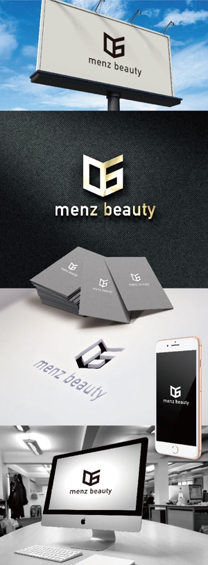 k_31 (katsu31)さんの男性美容メディア「menz beauty」のロゴへの提案