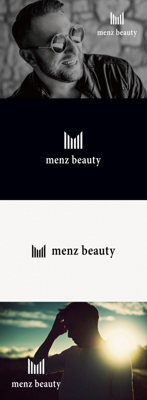 tanaka10 (tanaka10)さんの男性美容メディア「menz beauty」のロゴへの提案