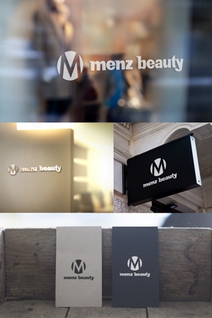 YOO GRAPH (fujiseyoo)さんの男性美容メディア「menz beauty」のロゴへの提案