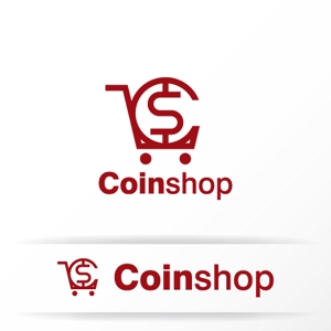 カタチデザイン (katachidesign)さんの仮想通貨を買えるオンライン店舗というサービスを提供する「Coinshop」のロゴへの提案