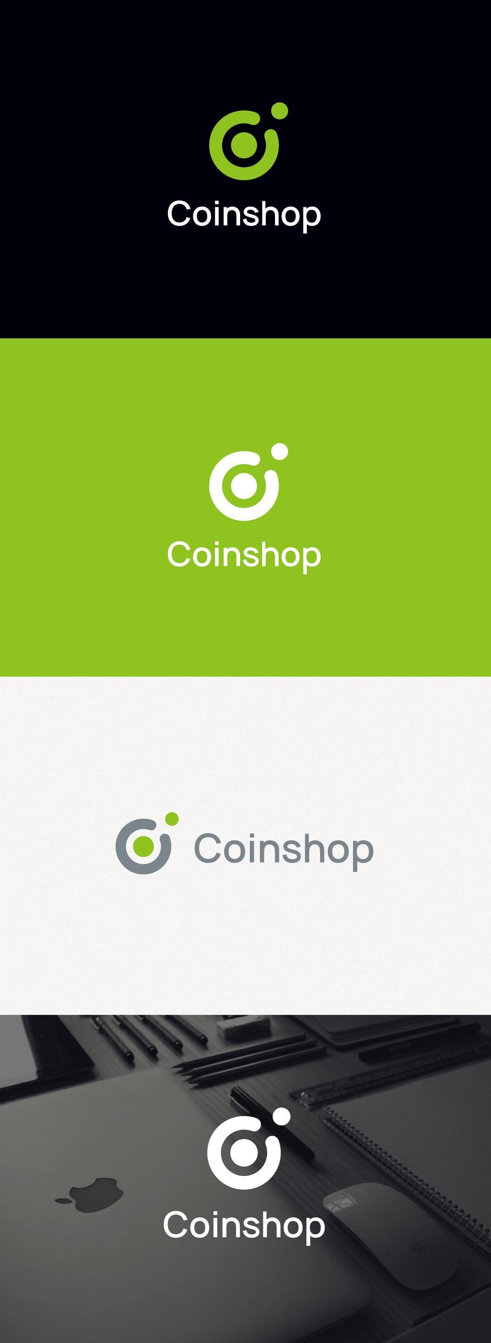 仮想通貨を買えるオンライン店舗というサービスを提供する「Coinshop」のロゴ