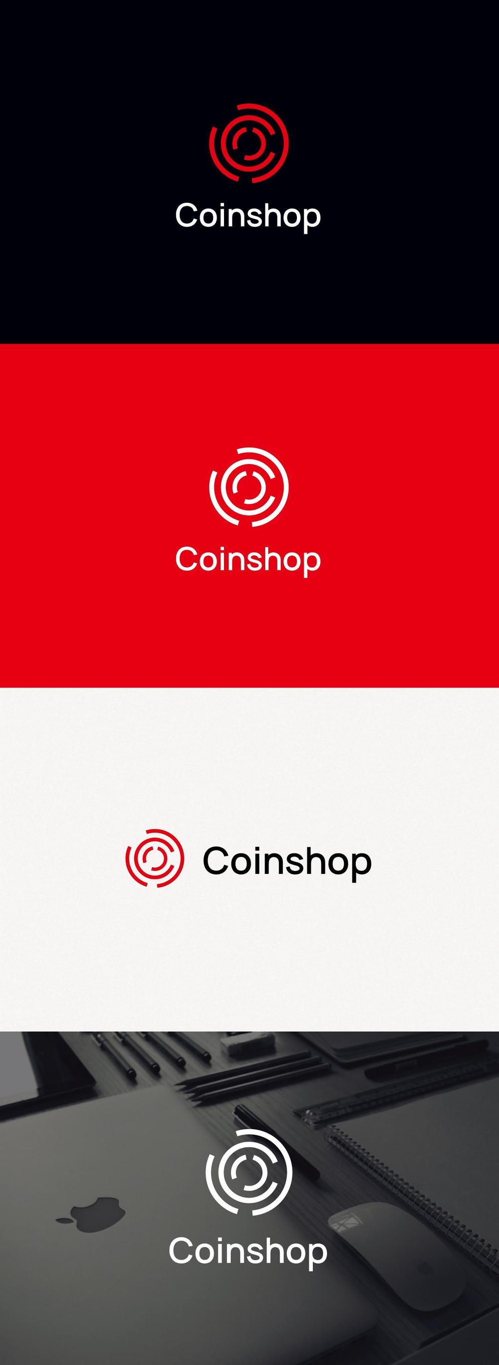 仮想通貨を買えるオンライン店舗というサービスを提供する「Coinshop」のロゴ