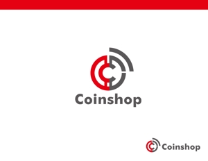 雅屋-MIYABIYA- (m1a3sy)さんの仮想通貨を買えるオンライン店舗というサービスを提供する「Coinshop」のロゴへの提案