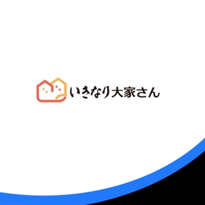 ark-media (ark-media)さんの新たな賃貸経営「いきなり大家さん」の文字ロゴとロゴマークへの提案