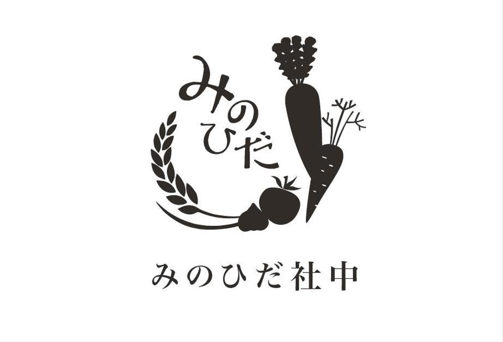 岐阜県若手農業生産者団体、「みのひだ社中」の企業ロゴ作成