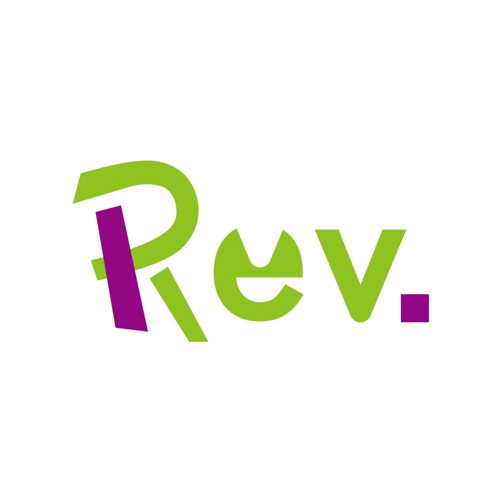 Vtuberグループ「Rev.」のロゴの仕事