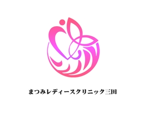 ぽんぽん (haruka0115322)さんのプルメリアの花をモチーフにしたクリニックのロゴへの提案