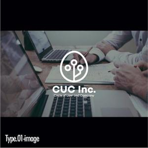 DECO (DECO)さんの個人と企業を結ぶWEBサービスを提供する会社「CUC Inc.」のロゴデザイン作成依頼への提案