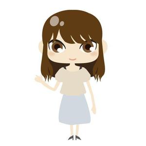 株式会社イーネットビズ (e-nets)さんの20代以上の大人の女性向きレディースアパレルキャラクターデザインへの提案