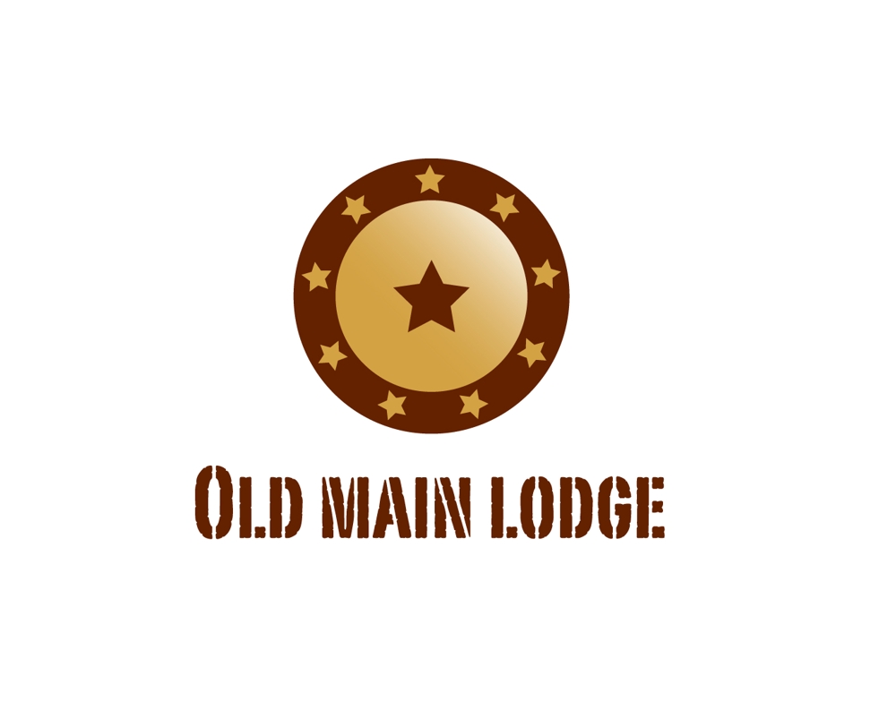 美容室「Old main lodge」のロゴ作成