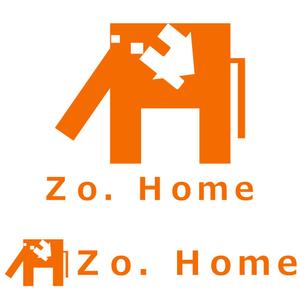 RY272さんの株式会社「Ｚｏ．Ｈｏｍｅ」のロゴデザインへの提案