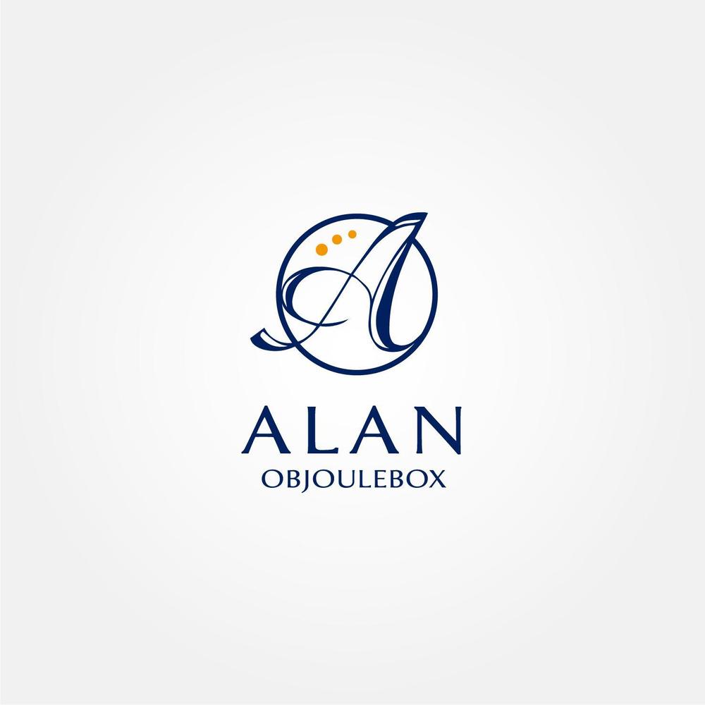 美肌ブランドのロゴ「ALAN OBJOULEBOX」
