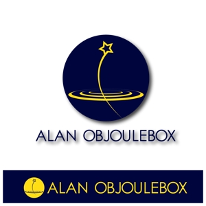 Studio DeE (dee0802)さんの美肌ブランドのロゴ「ALAN OBJOULEBOX」への提案