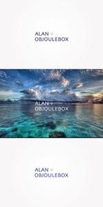 red3841 (red3841)さんの美肌ブランドのロゴ「ALAN OBJOULEBOX」への提案