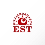 カタチデザイン (katachidesign)さんのビリヤードとダーツのお店  ESTのロゴへの提案