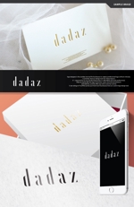 take5-design (take5-design)さんのオシャレ雑貨・日用品「dadaz」のブランドロゴへの提案
