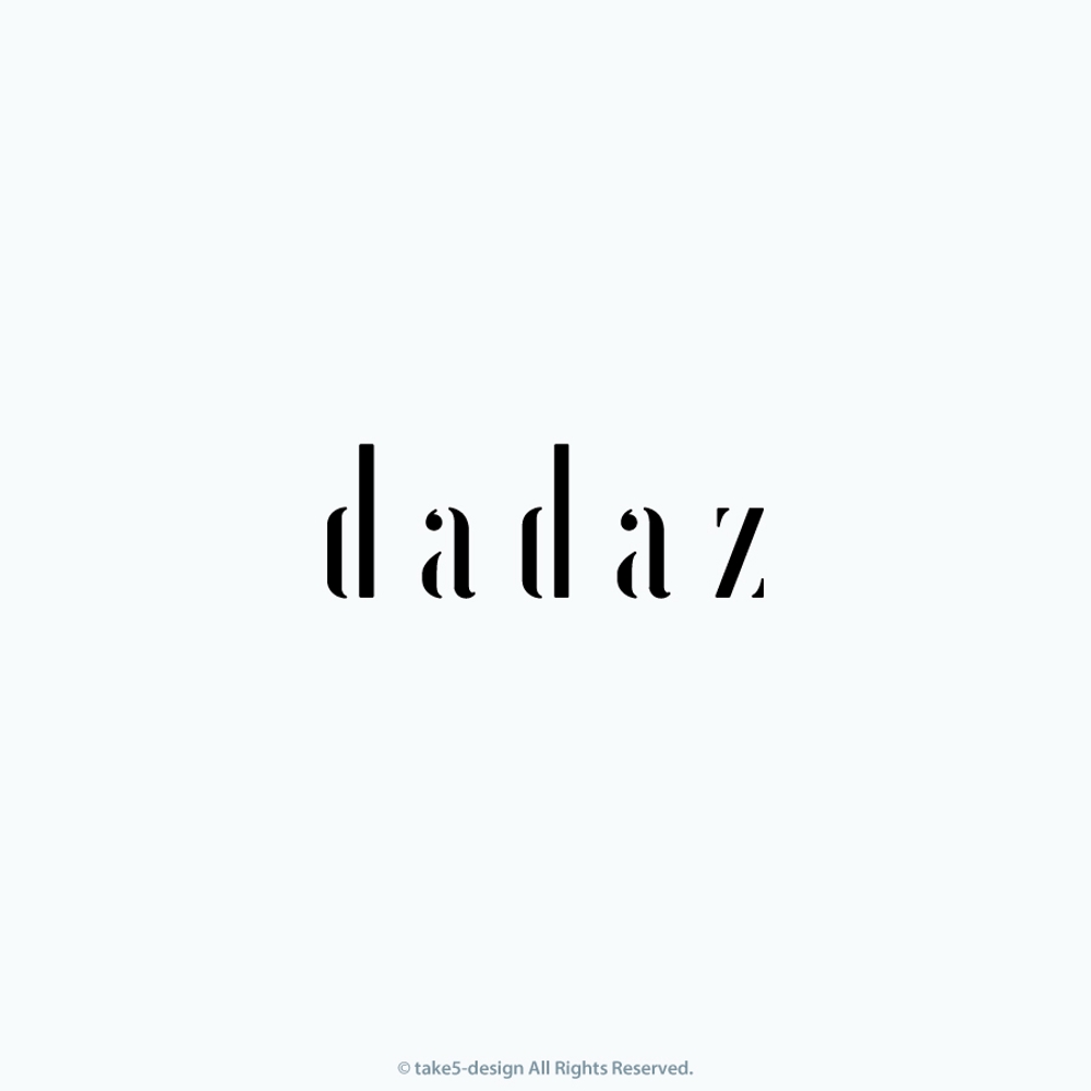 オシャレ雑貨・日用品「dadaz」のブランドロゴ