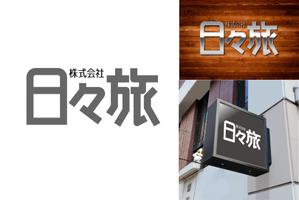 田寺　幸三 (mydo-thanks)さんの暮らしを誇りに　旅行会社株式会社日々旅とゲストハウス3710（ミナト）のロゴ作成への提案