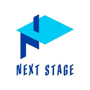 chanlanさんの企業の人材育成研修のスローガンタイトル「NEXT STAGE」のロゴへの提案