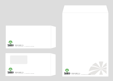 tate_yokoさんの会社で使用する封筒のデザインへの提案