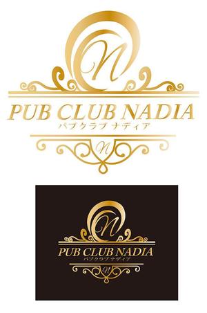 田中　威 (dd51)さんのPUB CLUB【NADIA】のロゴ制作依頼への提案