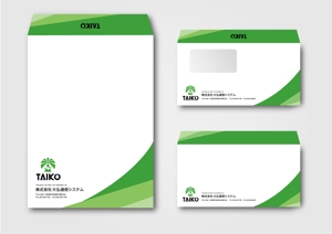 Yumikoro (meranko)さんの会社で使用する封筒のデザインへの提案