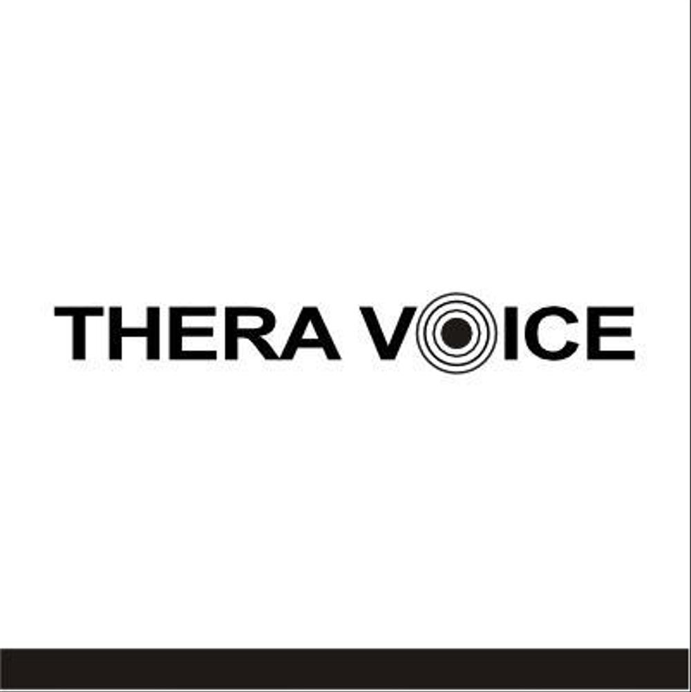 音声教材のプラットフォーム「THERA VOICE（セラボイス）」のロゴデザイン